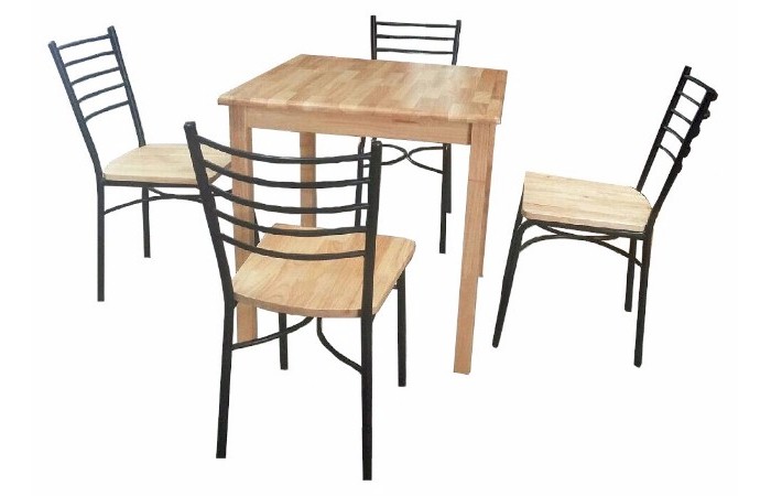ชุดโต๊ะอาหารเก้าอี้พนักพิง