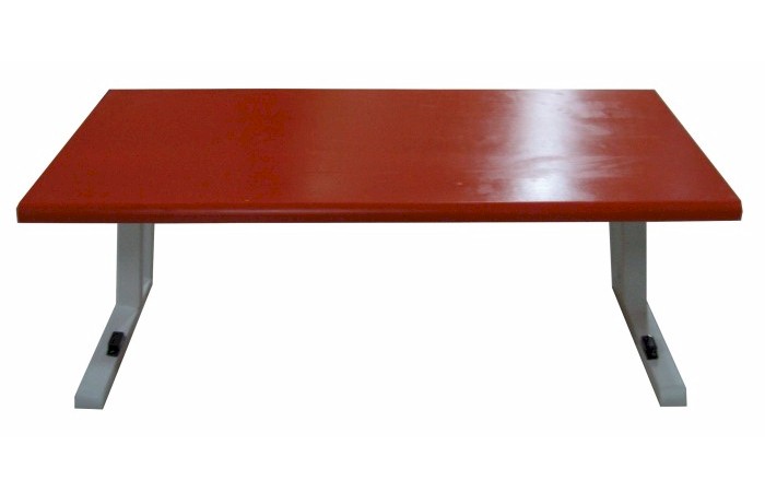 โต๊ะพับญี่ปุ่นสีแดง
